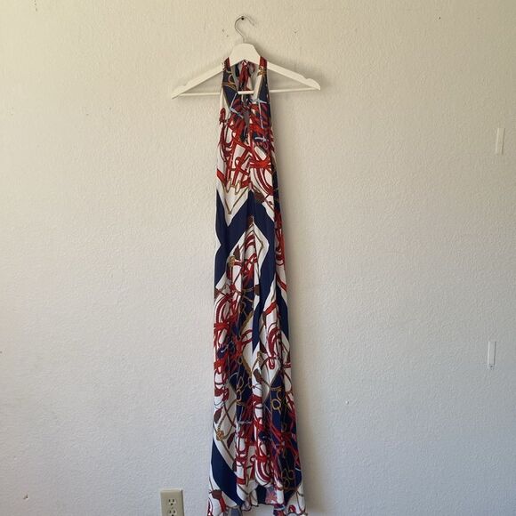 Zara Chain Print Braid Rope Dress - Picture 2 of 6